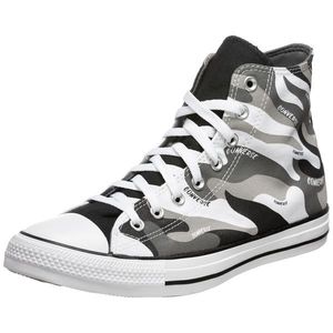 CONVERSE Sneaker low 'Chuck Taylor All Star' alb / gri / gri închis / negru imagine