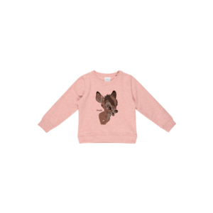 STACCATO Bluză de molton roz / maro / auriu - roz imagine