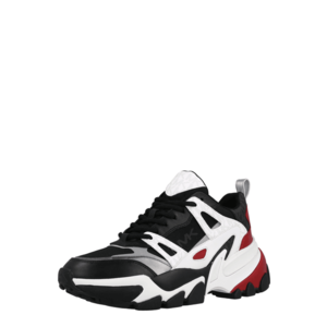 MICHAEL Michael Kors Sneaker low 'NICK' negru / alb / roșu imagine