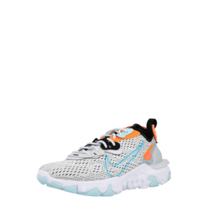 Nike Sportswear Sneaker low 'React Vision' gri deschis / portocaliu / albastru aqua imagine