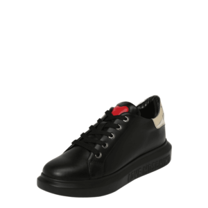 Love Moschino Sneaker low negru / roșu / bej imagine