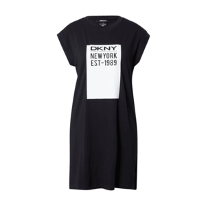 DKNY Tricou supradimensional negru / alb imagine