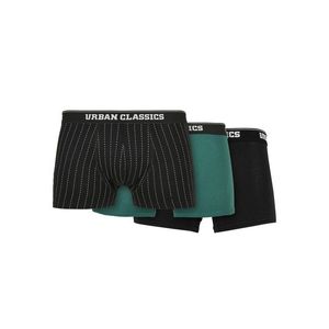 Urban Classics Boxeri verde smarald / negru / alb imagine