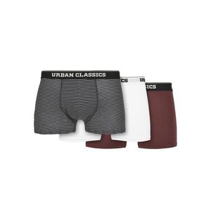 Urban Classics Boxeri negru / alb / maro imagine