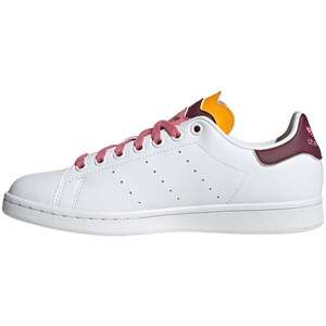 ADIDAS ORIGINALS Sneaker low 'Stan Smith' alb / portocaliu / roz / mov zmeură imagine