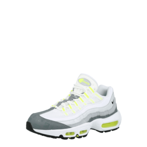 Nike Sportswear Sneaker low 'Air Max 95' alb / galben neon / gri deschis imagine