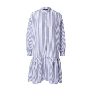Trendyol Rochie tip bluză bleumarin / alb imagine