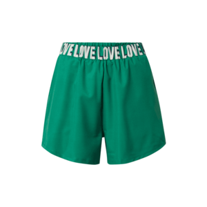 DELICATELOVE Pantaloni sport 'MASHA' verde / alb imagine
