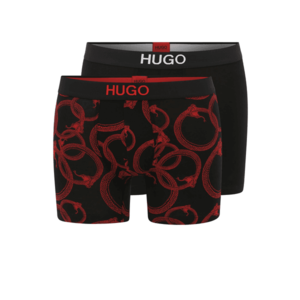 HUGO Boxeri roșu / negru / alb imagine