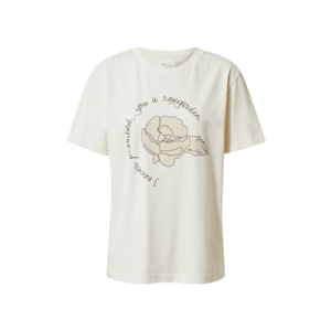 Storm & Marie T-Shirt 'Rosegarden' alb murdar / negru / roz pudră imagine