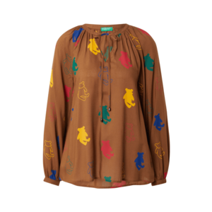 UNITED COLORS OF BENETTON Bluză maro / mai multe culori imagine