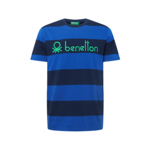 UNITED COLORS OF BENETTON Tricou albastru / bleumarin / verde limetă imagine