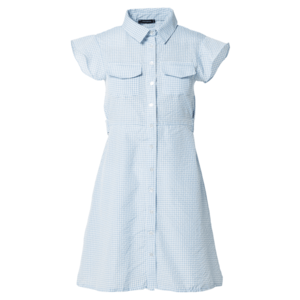 Trendyol Rochie tip bluză albastru deschis / alb imagine