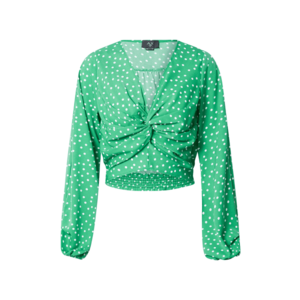 AX Paris Bluză verde / alb imagine