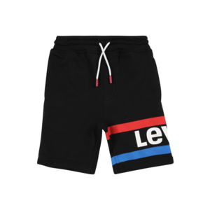 LEVI'S Pantaloni negru / albastru / alb / roșu imagine