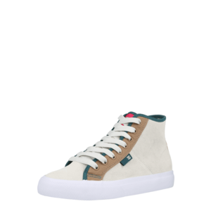 DC Shoes Sneaker înalt 'MANUAL' alb / maro caramel / roșu rodie / verde iarbă imagine