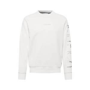 Calvin Klein Bluză de molton gri / gri închis / alb imagine