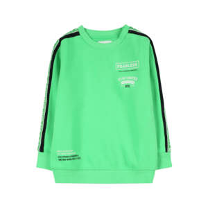 STACCATO Bluză de molton verde limetă / negru / alb imagine