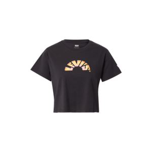 LEVI'S Tricou negru / galben / portocaliu / roz deschis imagine
