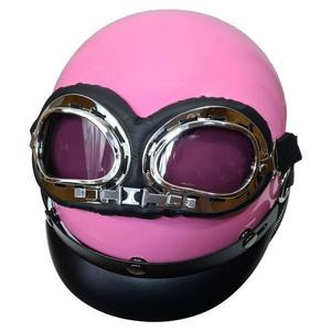 Rucsac dama roz cu forma de casca de motociclist imagine