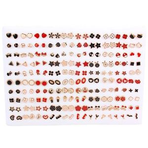 Set 100 de cercei din plastic Oem imagine