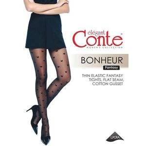 Ciorapi cu model inimioare Conte Elegant Bonheur 20 den imagine