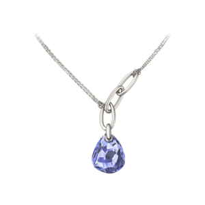 MINI PARALLELE LIGHT SAPPHIRE NECKLACE imagine