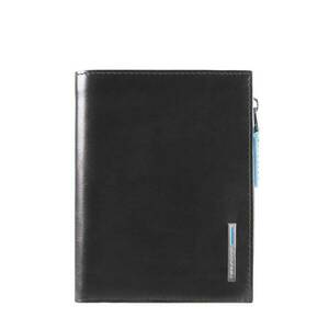BLUE SQUARE WALLET WITH DETACHABLE ID HOLDER imagine