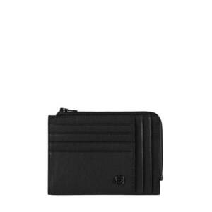 BLACK SQUARE COIN POUCH WITH DOCUMENT HOLDER imagine