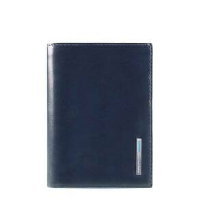 BLUE SQUARE WALLET WITH ID HOLDER imagine