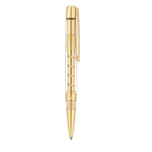 405726 COMPOSITE AND YELLOW GOLD FINISH BALLPOINT PEN imagine