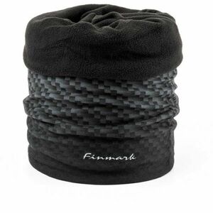 Finmark FULAR MULTIFUNCȚIONAL Fular multifuncțional din fleece, negru, mărime imagine