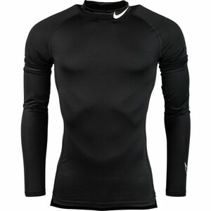 Nike NP DF TIGHT LS MOCK M Tricou de antrenament bărbați, negru, mărime M imagine