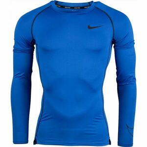 Nike NP DF TIGHT TOP LS M Tricou cu mâneci lungi bărbați, albastru, mărime imagine