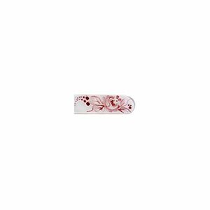 Blažek Pilă de sticlă pentru unghii cu mâner decorat trandafir roz imagine