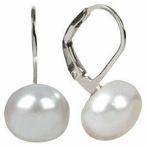 JwL Luxury Pearls Cercei din argint cu perlă dreaptă JL0022 imagine