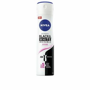 Nivea Spray antiperspirant Invizibil Pentru Black & White Clear 150 ml imagine