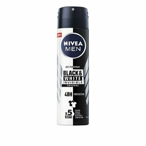 Nivea Spray antiperspirant pentru barbati invizibile pentru Black & White Putere 150 ml imagine