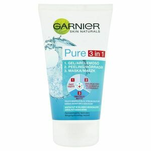 Garnier Gel de curatare, peeeling și masca 3in1 Pure 150 ml imagine