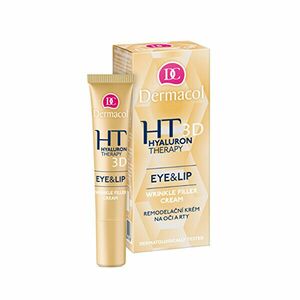 Dermacol Cremă remodelatoare pentru ochi și buze (Hyaluron Therapy 3D Eye & Lip Wrinkle Filler Cream) 15 ml imagine