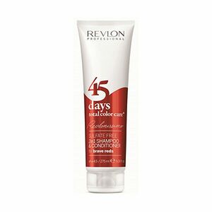 Revlon Professional Șampon și balsam pentru nuanțe roșiatice, 45 days total color care (Shampoo&Conditioner Brave Reds) 275 ml imagine