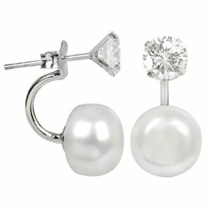 JwL Luxury Pearls Cercei originali cu perle naturale și cristal JL0059 imagine