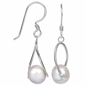 JwL Luxury Pearls Cercei de argint cu perla autentica JL0110 imagine