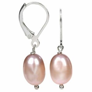 JwL Luxury Pearls Cercei din argint cu perla roz JL0145 d imagine