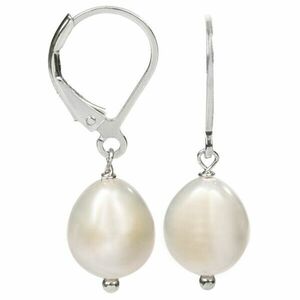 JwL Luxury Pearls Cercei din argint cu perle reale albe JL0148 imagine