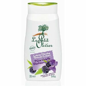 Le Petit Olivier Cabină de duș Cream Blackberry și violet 250 ml imagine