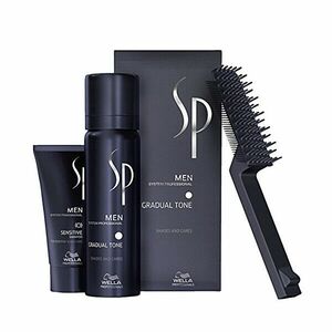 Wella Professionals Spumă nuanțatoare pentru păr 60 ml + șampon pentru bărbați 30 ml SP Men (Gradual Tone) negru imagine