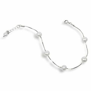 JwL Luxury Pearls Brățară delicată cu perle reale albe JL0173 imagine