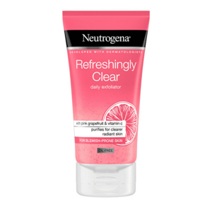Neutrogena Refreshing peeling cu extracte de grapefruit roz Pink Grapefruit refreshingly Clear (Daily Exfoliator) 150 ml imagine