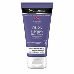 Neutrogena Crema de zi pentru mâini, SPF 20 Vizibil Renew (Elasti-Boost Hand Cream) 75 ml imagine